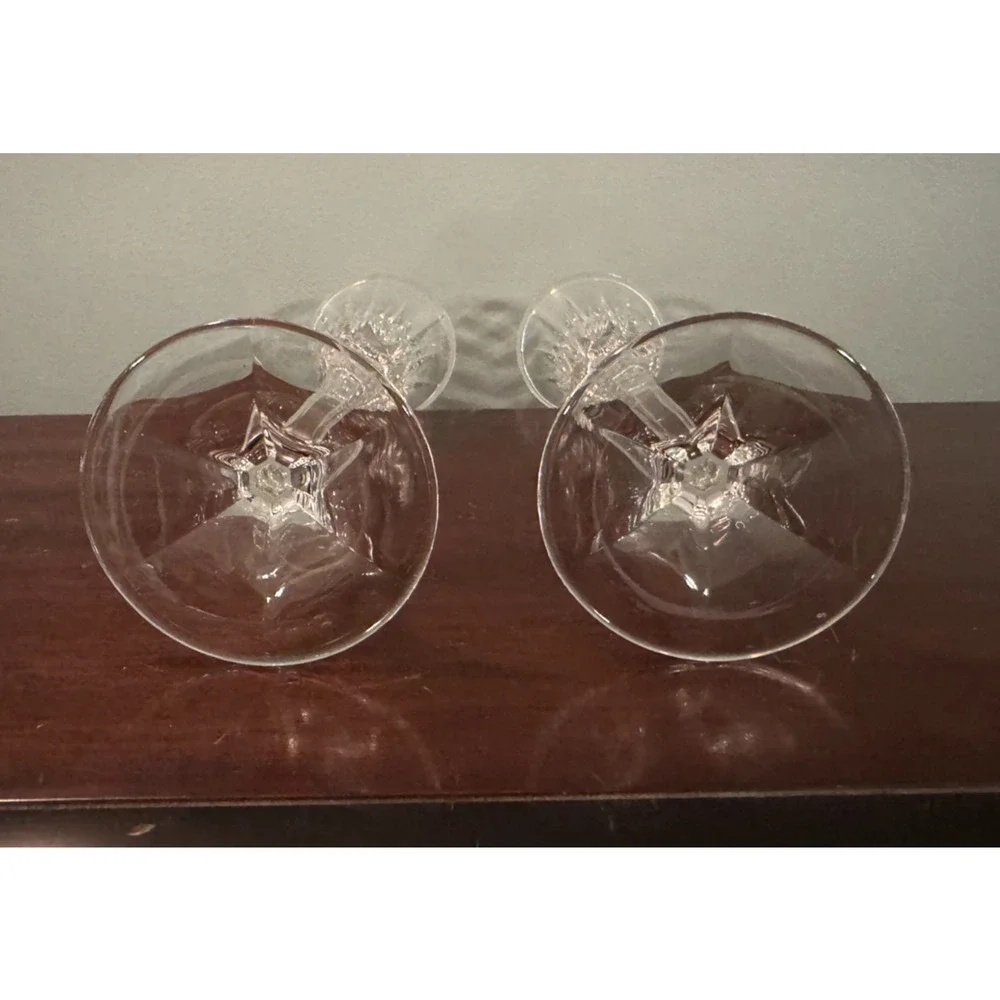 Mikasa Icicles Crystal Candle Holders 7.75